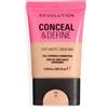 Revolution Beauty London Revolution Conceal & Define Soft Matte Tube Foundation, F7NC