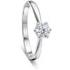 ALFIERI & ST. JOHN Un anello solitario in oro bianco che esalta la brillantezza di diamanti dal peso di 0,36 carati, colore g e purezza si1. Pensato per la donna che ama la raffinatezza, questo gioiello della collezione classico si distingue per la sua …