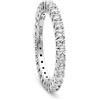 ALFIERI & ST. JOHN Un anello eternity in oro bianco che celebra l'eternità dell'amore, impreziosito da diamanti per un totale di 0,87 carati, colore g e purezza si1. Perfetto per la donna che desidera un gioiello raffinato e senza tempo, nella misura 14.