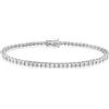 ALFIERI & ST. JOHN Splendido bracciale tennis in oro bianco, impreziosito da diamanti per un totale di 3,78 carati, selezionati per il loro colore g e purezza si1. Un gioiello di grande impatto, pensato per la donna che ama distinguersi con un'eleganza …