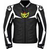 Berik Giacca Moto In Pelle Berik 2.0 Racing LJ 201314 Nero Bianco