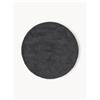 Westwing Collection Tappeto rotondo soffice a pelo lungo Leighton - Antracite