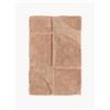 Westwing Collection Tappeto soffice con motivo in rilievo Jade - Marrone