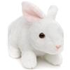 Uni-Toys - Coniglio Plushie (bianco) - 15 cm (lunghezza) - Coniglio di peluche - Peluche