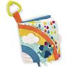 B. toys Rainbow Sunshine, libro sensoriale in stoffa con clip da viaggio
