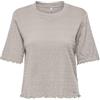 ONLY Onlgaila S/S O-Neck Top Box Jrs, Pumice Stone., S