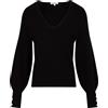 MORGAN Pullover 242-MCEPE, Nero, XS da Donna