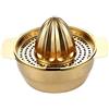 Gegaoicom Spremiagrumi in acciaio inox spremiagrumi manuale spremiagrumi (oro)
