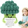 Generico Bambola All'uncinetto | Bambola Motivazionale a Forma di Broccolo,Decorazione Da Scrivania Divertente E Ispirazionale Per Laurea Insegnanti Infermieri Studenti Compleanno Natale
