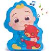 WOW! STUFF CoComelon Toys JJ Musical Sleep Soother , Pre-School Learning Toy That Plays 6 Bedtime Songs Plus Night Light , for Toddlers, Girls and Boys , Ages 2, 3, 4 and 5