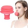 Generic Massaggiatore facciale per allenare e snellire il viso, portatile, in silicone, per lavoro, viaggi, casa, donne