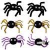 Taodyans Fermagli per capelli a forma di ragno, per donne e ragazze, forcine per capelli a forma di ragno, accessori per capelli di Halloween, colori misti - C2