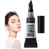 Derwrtup Gel per sopracciglia staccabile, volumizzante e a lunga durata, impermeabile e non sbiadisce, Black