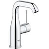 GROHE Essence New Rubinetto Miscelatore Monocomando per Lavabo, Taglia M, senza Astina a Saltarello, Cromo 23463001