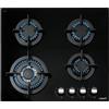 CATA Piano cottura a gas Cristal CATA CCI 6031 BK. Design elegante. 4 bruciatori a gas. Alte prestazioni. Accensione automatica. Versatilità. 59 cm, 8 kW