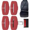 Generico Copertura per clip cintura auto | Protezione Antigraffio in Silicone,Copertura Fibbia Cintura in Silicone - Per Automobili Autocarri SUV Camper Uomini Donne Amici Colleghi Famiglia