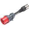 smart Juice Juice Connector, Spina CEE32 Rossa, Soluzione di Ricarica Auto Elettrica con Regolazione Automatica, Spine per Caricabatterie Auto, Compatibile con Il Juice Booster 2 e Il Juice Booster 3 Air Wallbox