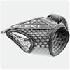 LEKI Shark Frame Strap Mesh Cinturino da Polso S/M/L Grigio