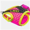 LEKI Shark Frame Strap Mesh Cinturino da Polso S/M/L Neonpink