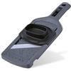 Fackelmann Mandolina affettaverdure regolabile, con lama in acciaio inox affilata, affettatrice verdure manuale con 4 livelli di taglio per cucina, per zucchine carote cetrioli cavoli, con paradito