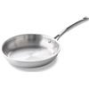 BK Superior Triply Padella per Grigliare in Acciaio Inox, 28 cm, Tri-Ply, Compatibile Induzione, Adatta Forno 250 °C, Lavabile Lavastoviglie, Nucleo Alluminio, Argento