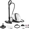 Polti Vaporetto Smart 120, Pulitore A Vapore con Caldaia, Pressione 4 Bar, Potenza Max 1500 W, Serbatoio Estraibile 2 L, Riscaldamento in 2 Minuti, 14 Accessori inclusi, Bianco e Nero