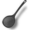 Fackelmann Schiumarola antiaderente in Nylon alto spessore, max 200°C, lavabile in lavastoviglie, dim 34 x 11 cm, linea Nero