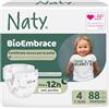 Naty BioEmbrace Pannolini, Taglia 4 (7-18kg), 88 pezzi