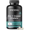 OnEnergy Zinco + Rame Chelati 90 pz Capsule