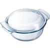 PYREX Kasserolle rund mit Deckel, Inhalt: 4,90 Liter, Höhe: 140 mm, ø: 250 mm