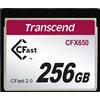 Transcend CFast 2.0 CFX650 - Scheda di memoria flash - 256 GB - CFast 2.0
