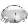 ARTAME Cataplana in acciaio inox - Ø 36 cm - Grigio argento