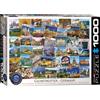 Empireposter puzzle da 1000 pezzi - Puzzle - Destinazioni da sogno in Germania + Cornice in alluminio per puzzle da 1000 pezzi
