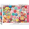 Empireposter puzzle da 1000 pezzi - Puzzle - Deliziosi cupcake in colori vivaci + cornice in alluminio per puzzle da 1000 pezzi