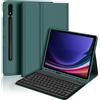 INF Custodia con Tastiera Bluetooth per Samsung Galaxy Tab S7 FE 12.4" - Verde