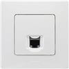 LEGRAND Presa dati RJ45 categoria 5 della gamma Niloé monoblock, meccanismo completo, bianco, 396444
