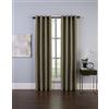 Curtainworks Malta - Tenda a Pannello in Finta Seta, con Occhielli, 127 x 365,8 cm, Colore: Bronzo