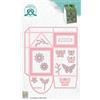 Nellie's Choice Fustella Cartone del Latte, 10 x 6.5 x 5.5 cm, Wrapping Die per Scatole, Gift Boxes, Regali di Natale, DIY, Rosa, 10 x 6,5 x 5,5 cm
