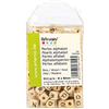 Artemio - Perlina Quadrata con Lettere, 8 x 8 mm, 312 Pezzi, Colore: Beige