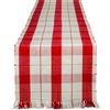 DII Runner, Red Tinsel Plaid, 33 x 182,9 cm