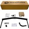 Westfalia Gancio Traino Fisso per VW Touran incluse le versioni Cross, 03/2003-09/2015, Viene Con un Westfalia Kit Cablaggio a 13 Pin