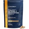 Horbäach Luteina e Zeaxantina Alto Dosaggio | Integratore Occhi Vista con Mirtillo, Vitamina A | 120 Compresse Vegane | Mantenimento della Normale Capacità Visiva | Horbaach