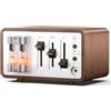 Douk Audio Tubi Phono preamplificatore MM/MC per giradischi, preamplificatore audio mini retrò per cuffie