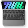 edaiser Custodia con tastiera girevole per Apple iPad mini 6a 7a generazione a17 Pro, tastiera Bluetooth compatta con trackpad retroilluminato RGB, progettata per bambini e studenti, custodia