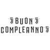 Decoraparty Festone Bianconero, Banner Ghirlanda con Scritta 'Buon Compleanno' per Festa Party Anniversario Addobbi Decorazioni a Tema Calcio - 2 mt