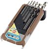wolfcraft Set di punte elicoidali per legno, HSS, Ø 3-10 mm, da 6 pz. I 7120000 I Per fori nel legno estremamente duro