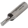 wolfcraft Fresa per scanalature HSS Ø 4 mm I 3900000 I per fresatrici verticali I Fresa HSS per fresare legno duro e tenero e plastica I Prodotto in Germania