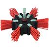 wolfcraft Spazzola a ventaglio in filo di nylon wolfcraft Ø 100 mm I 1512000 I per pulire, rimuovere la ruggine e lucidare I per legno, metallo, lamiera, pietra I durata multipla