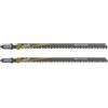 wolfcraft 2 lame per seghetti alternativi HCS, attacco a T, legno, taglio grossolano I 2669000