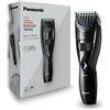 Panasonic ER-GB37-K503 Regolabarba e Tagliacapelli Wet & Dry, Impermeabile, 20 Lunghezze da 0, 5 a 10 mm, Base di Ricarica Inclusa